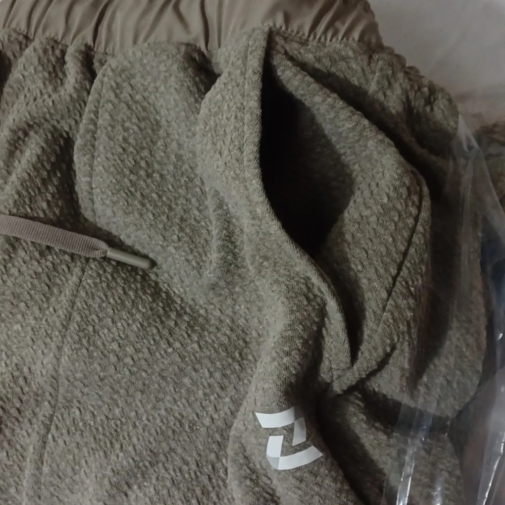 Zelos Waffle Knit Men's Tan & Gray Lounge Sweat  Pants Pockets  2XLT New